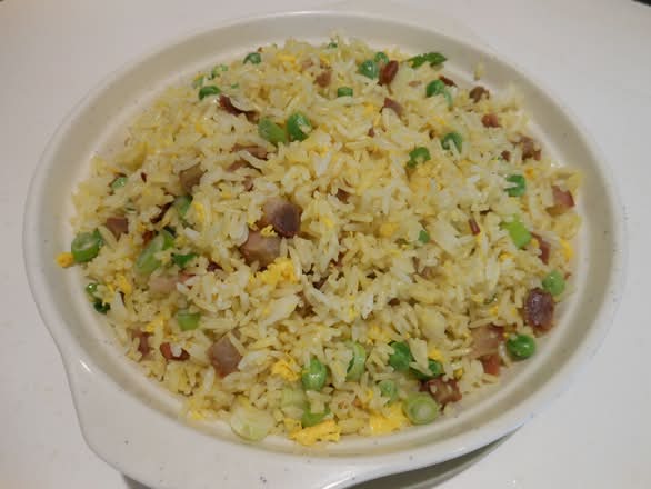 124. Diced BBQ Pork Fried Rice 叉燒粒炒飯